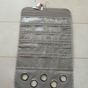 Gray Hanging Jewelry/Scarf Organizer